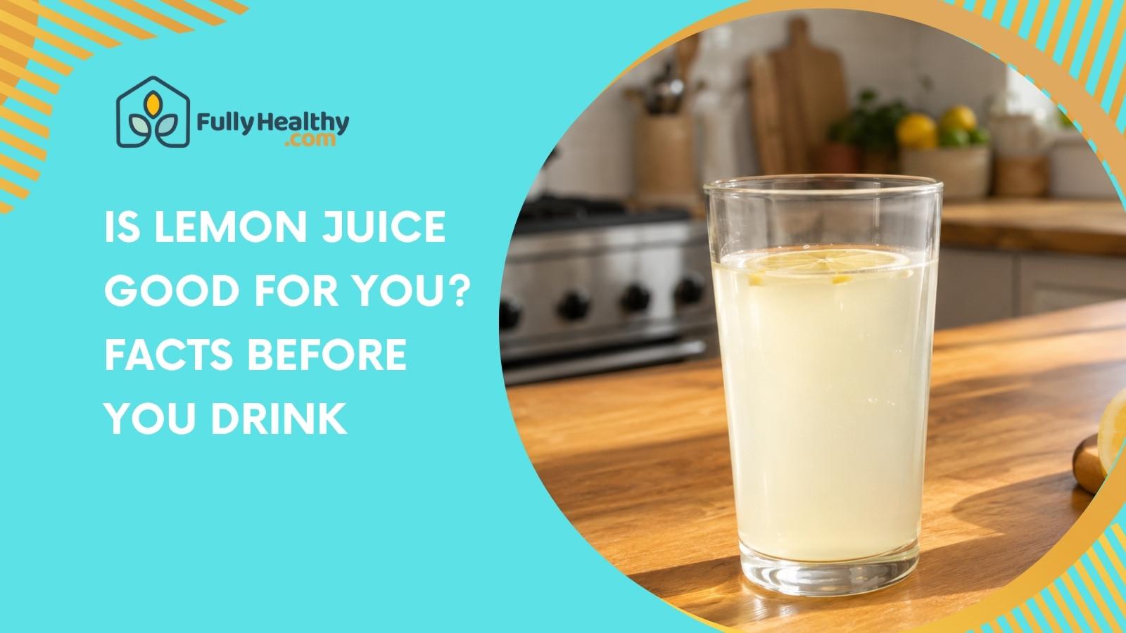 Is Lemon Juice Good For You? Facts Before You Drink