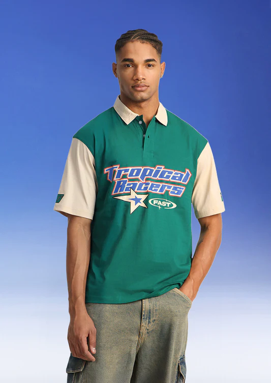 Oversized Polo T shirt