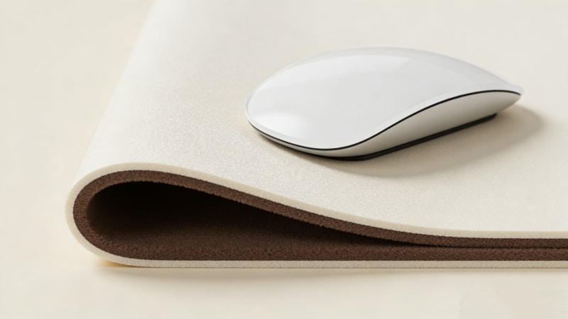 Two layers of mouse pad