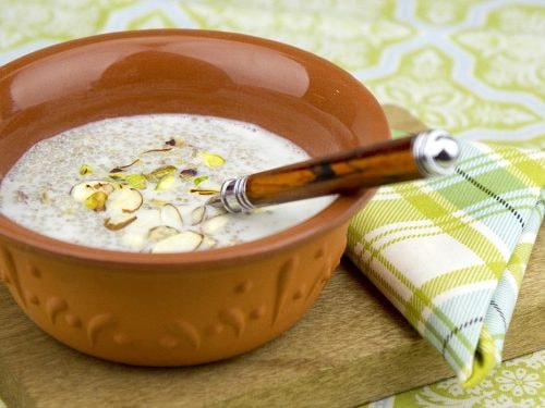 Chia Seeds Kheer (Healthy Dessert Twist)