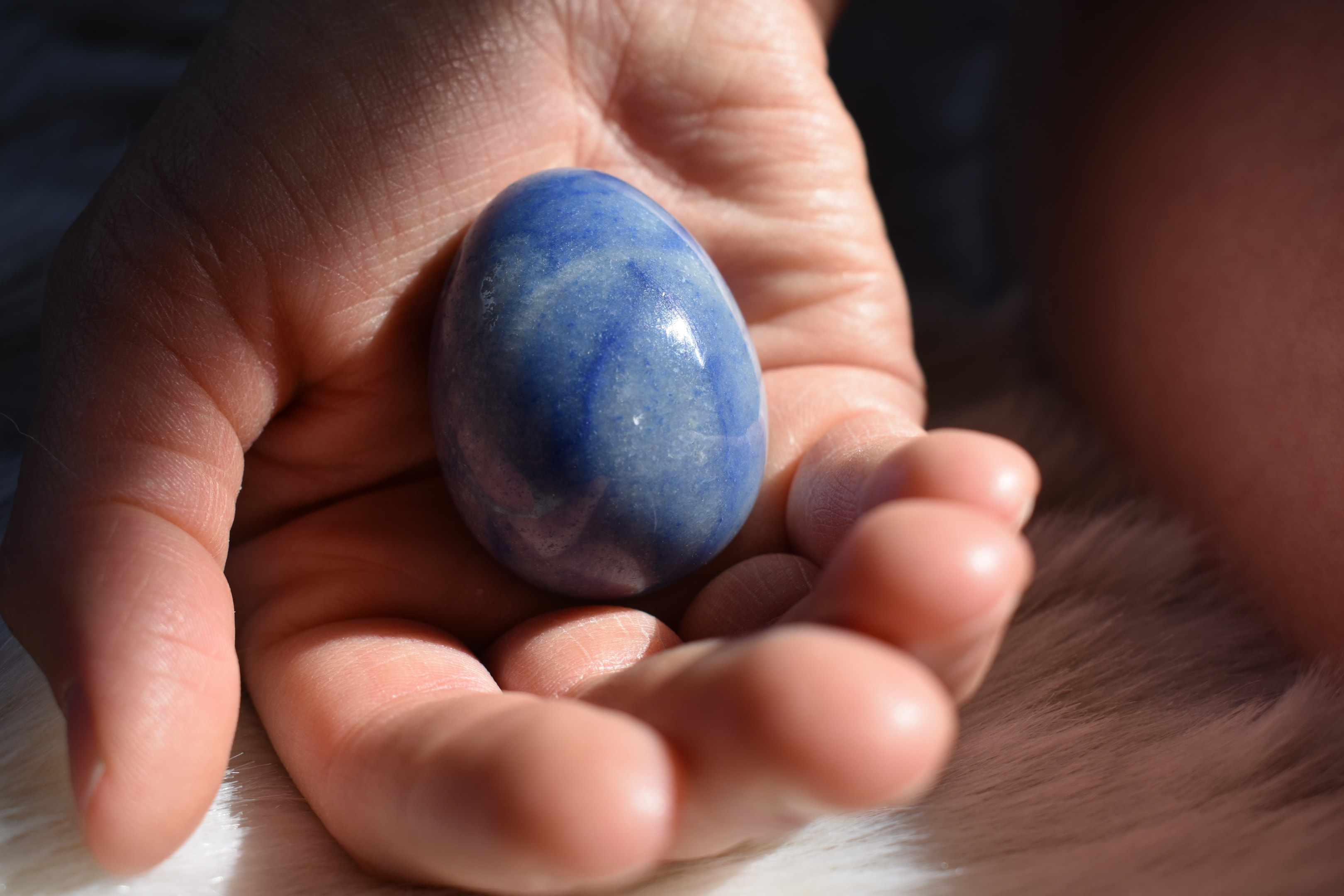 Blue stone for negative emotions