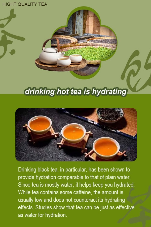 Is drinking hot tea hydrating