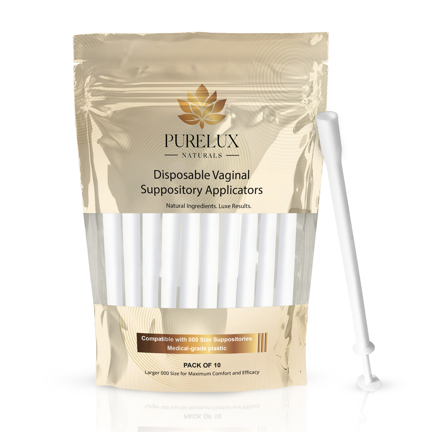 PureLux Naturals Single-Use Suppository Applicators
