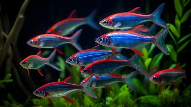 fish, neon tetra, tetra