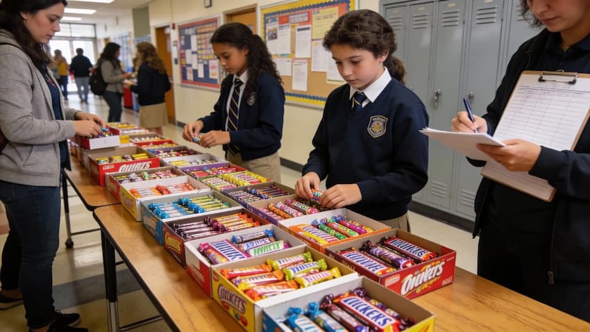 how to plan a candy fundraiser