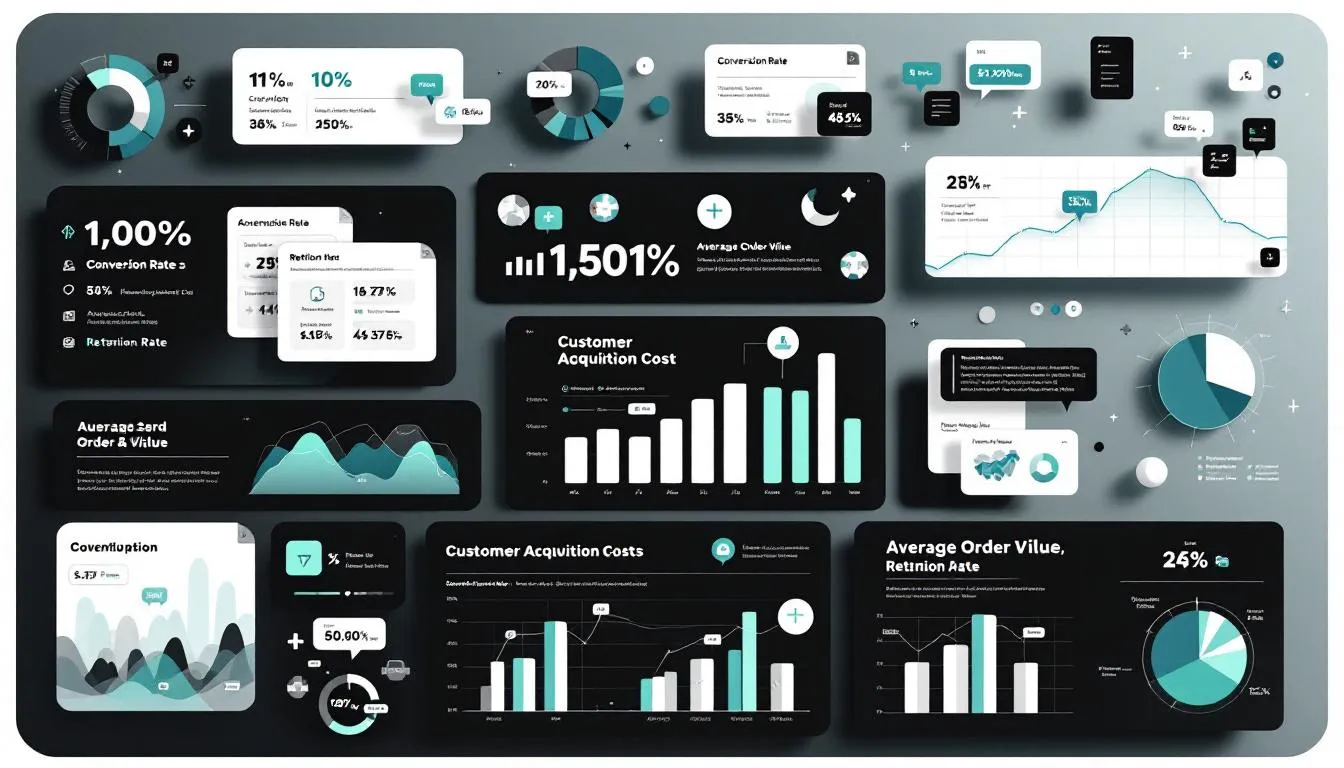 Essential KPIs for ecommerce business success.