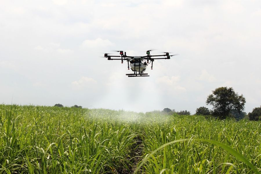 bagaimana penggunaan teknologi drone di bidang pertanian?