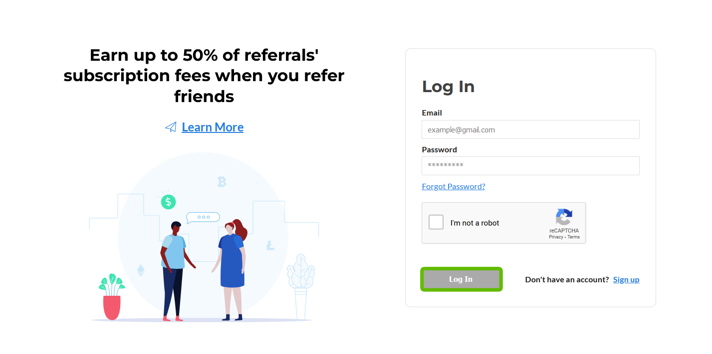 Login and start to invest in becoming an experienced traders.