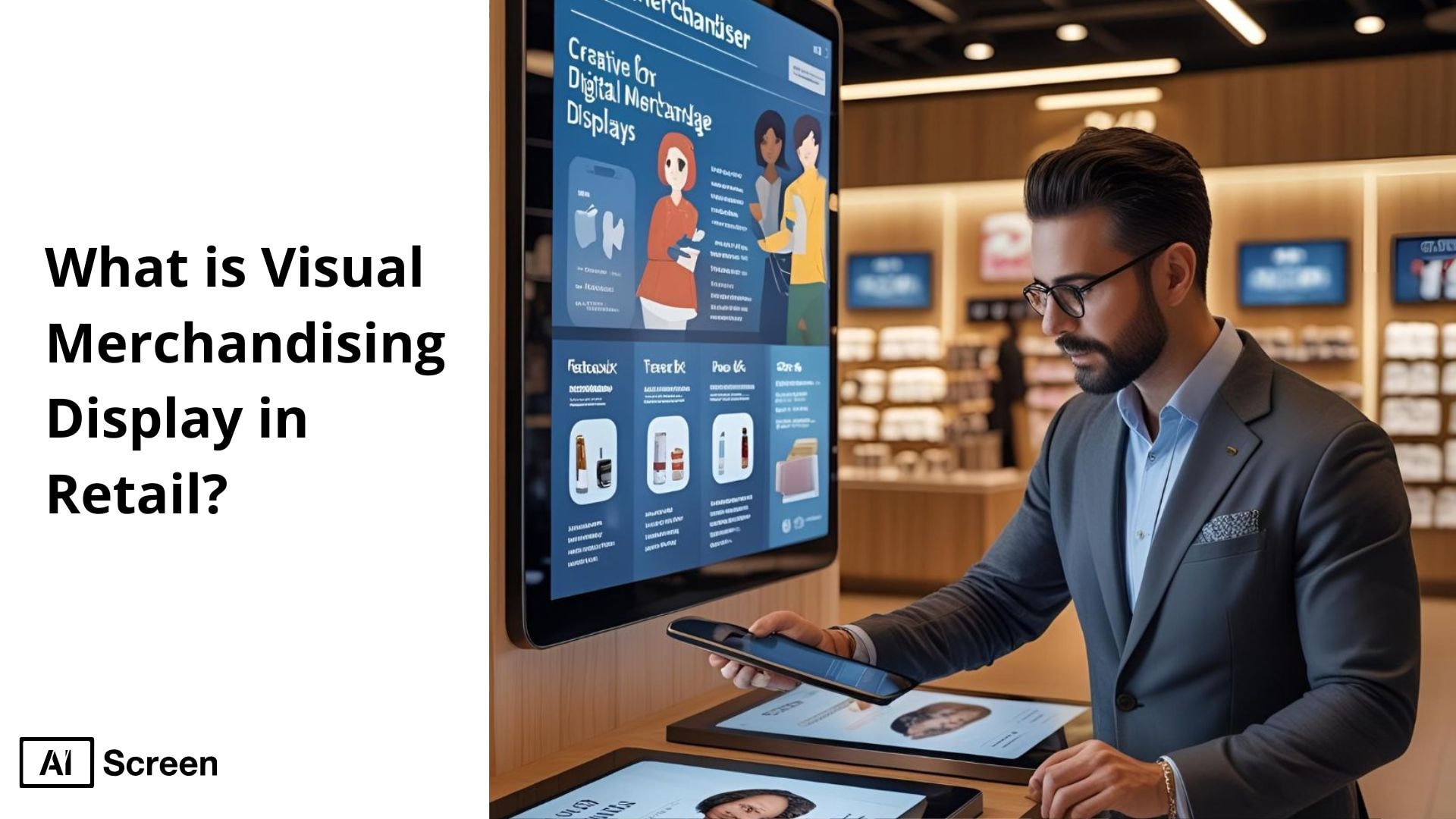 What Is Visual Merchandising in Retail? 1 role of visual merchandising in retail digital signage purchase display