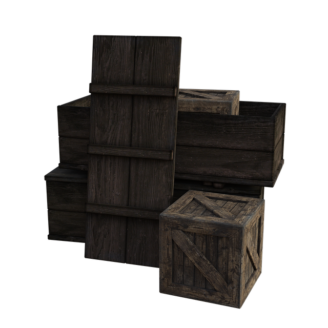wooden, boxes, crates