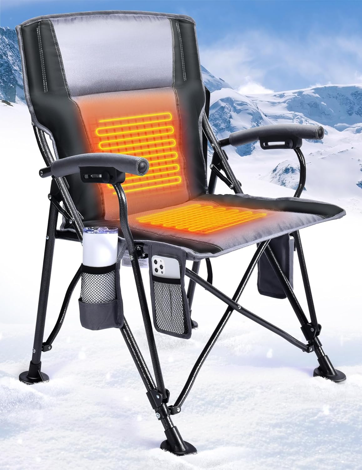 Heated Camping Chair for Adults