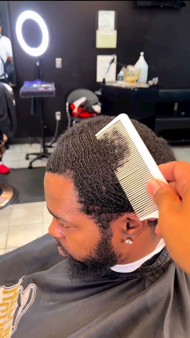 360 waves wolfing haircut