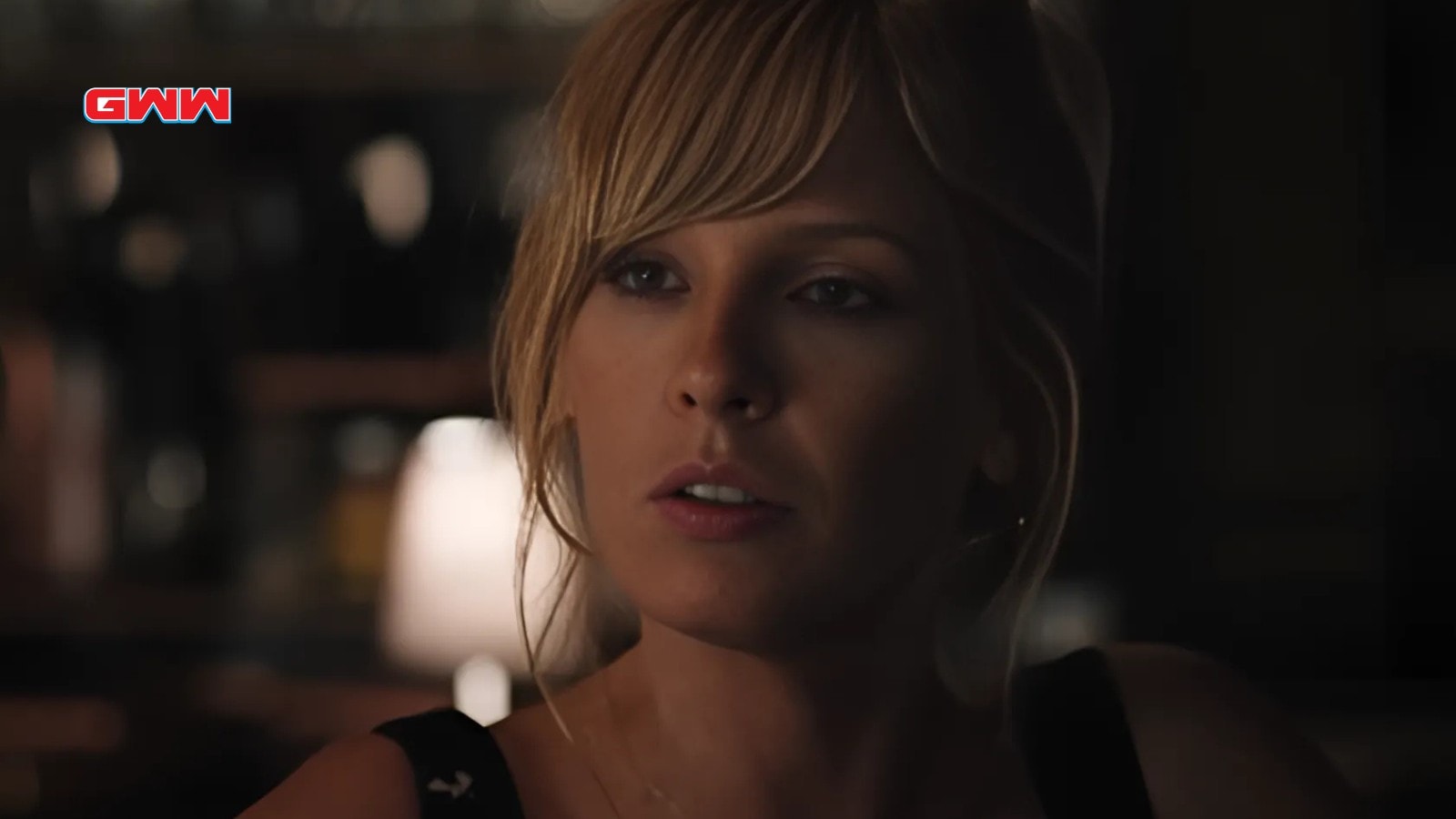 Kelly Reilly as Beth Dutton in an intense indoor conversation