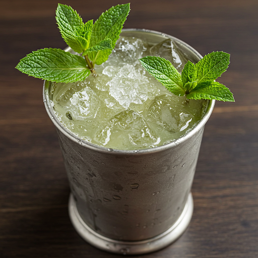 Mint Julep - crushed ice with Woodford Reserve bourbon