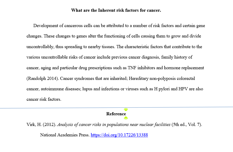 APA sample