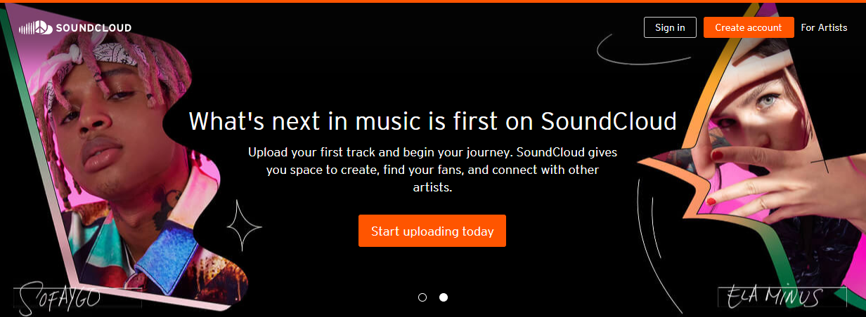 Start Uploading on SoundCloud