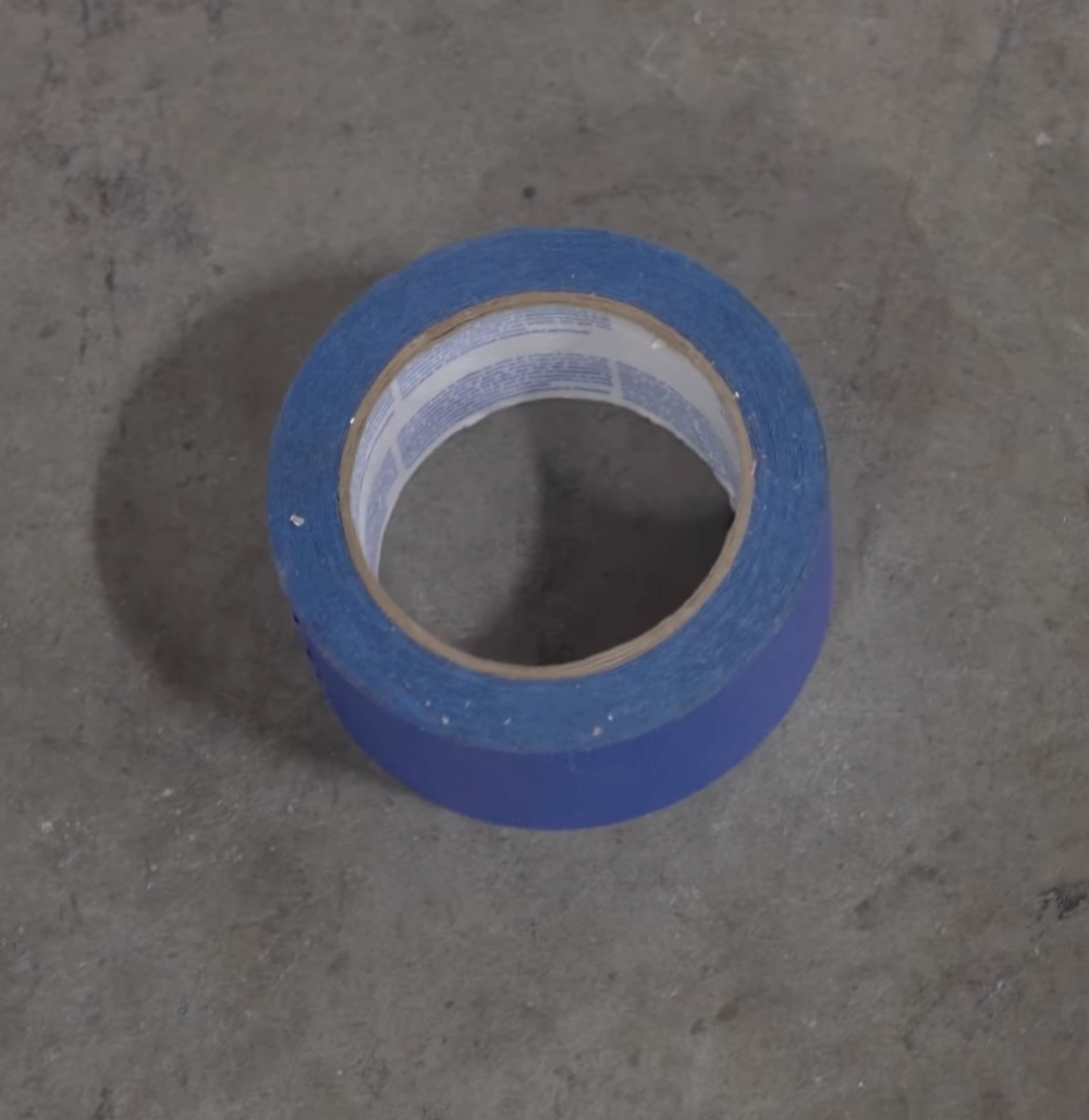 Blue painters tape