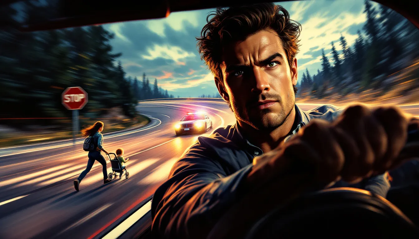 An illustration of safe driving tips to prevent reckless driving incidents.
