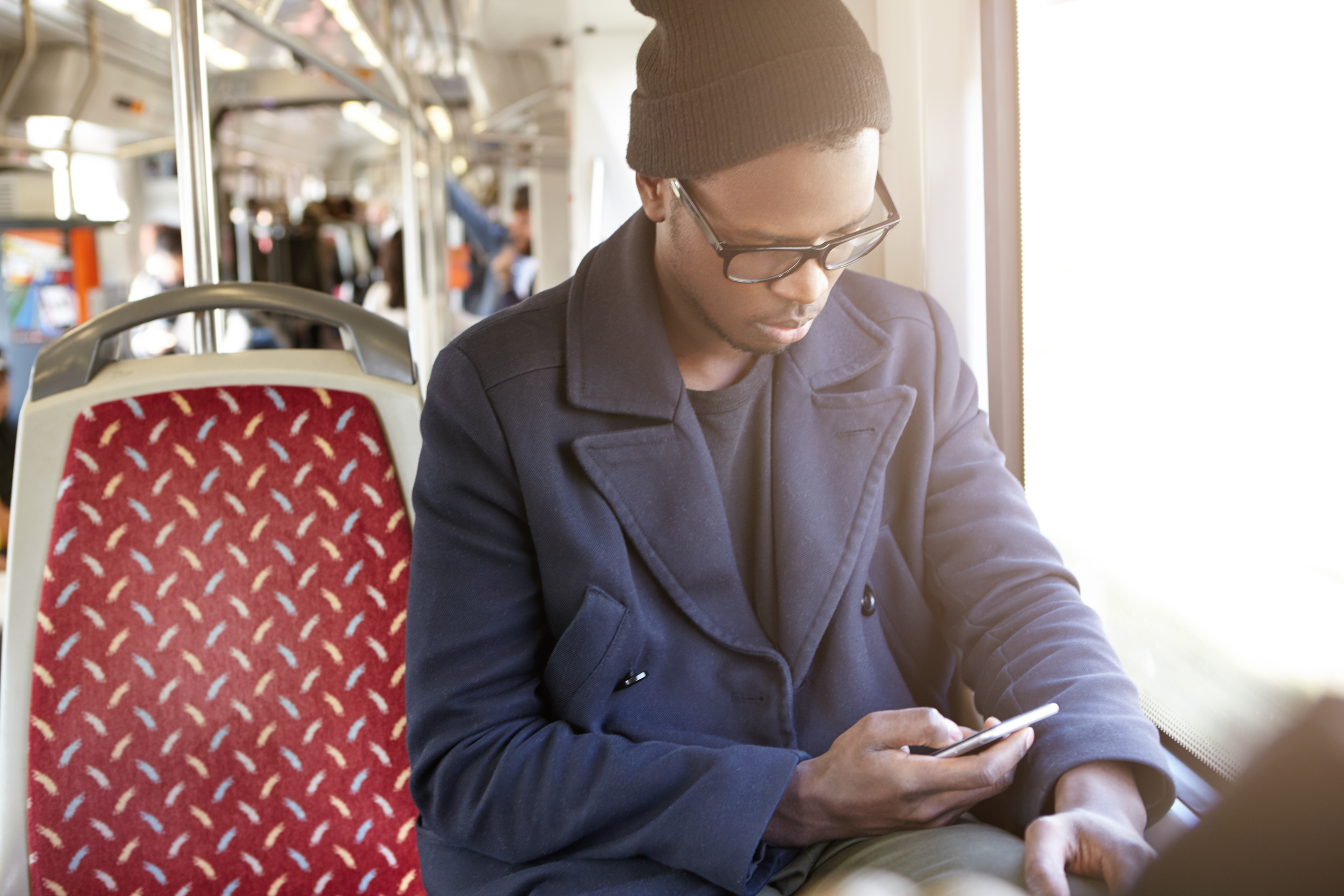 You can earn money online with your phone taking surveys on the bus or subway. 