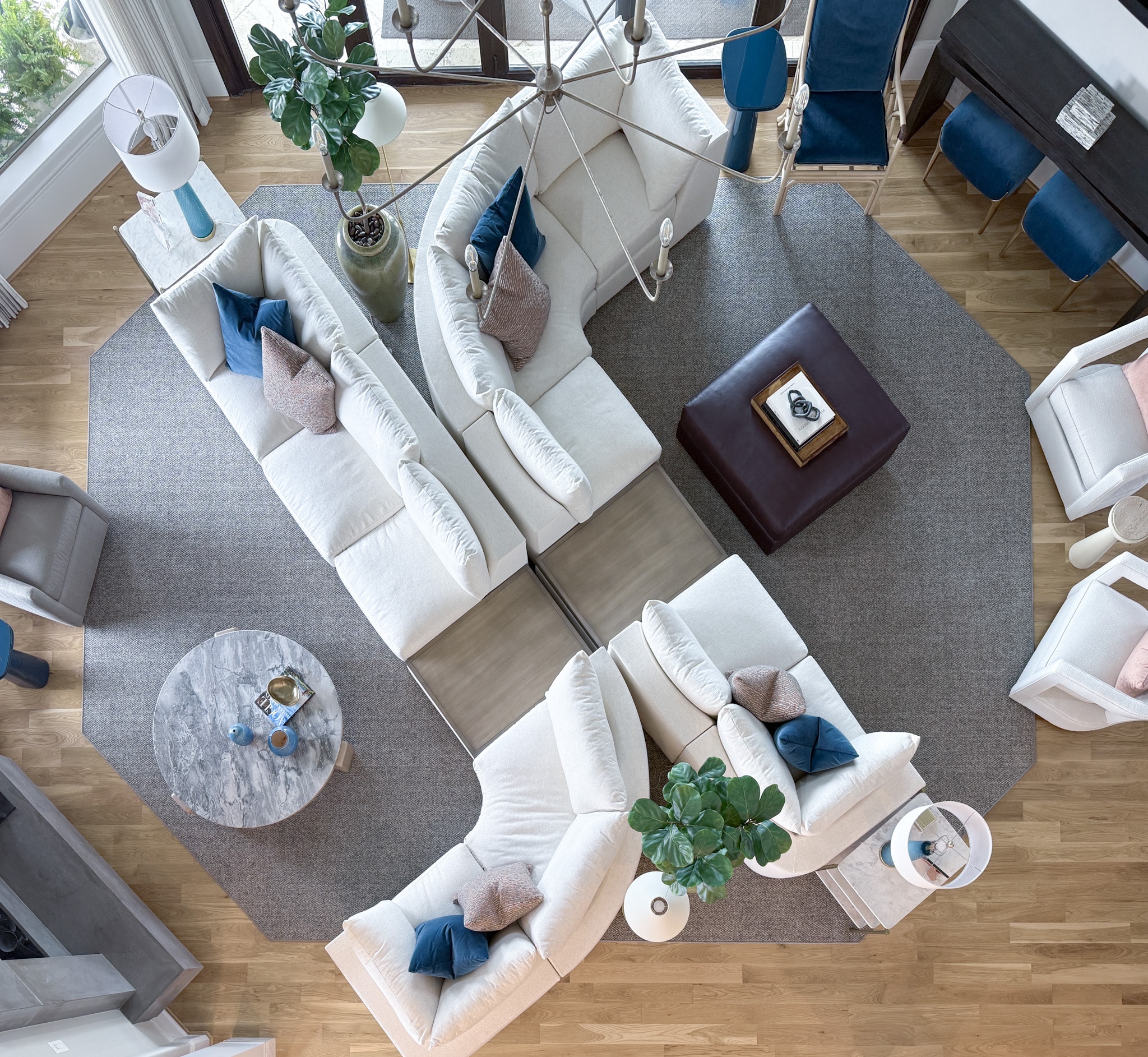 this custom modular sectional is high on our list of favorite furniture pieces