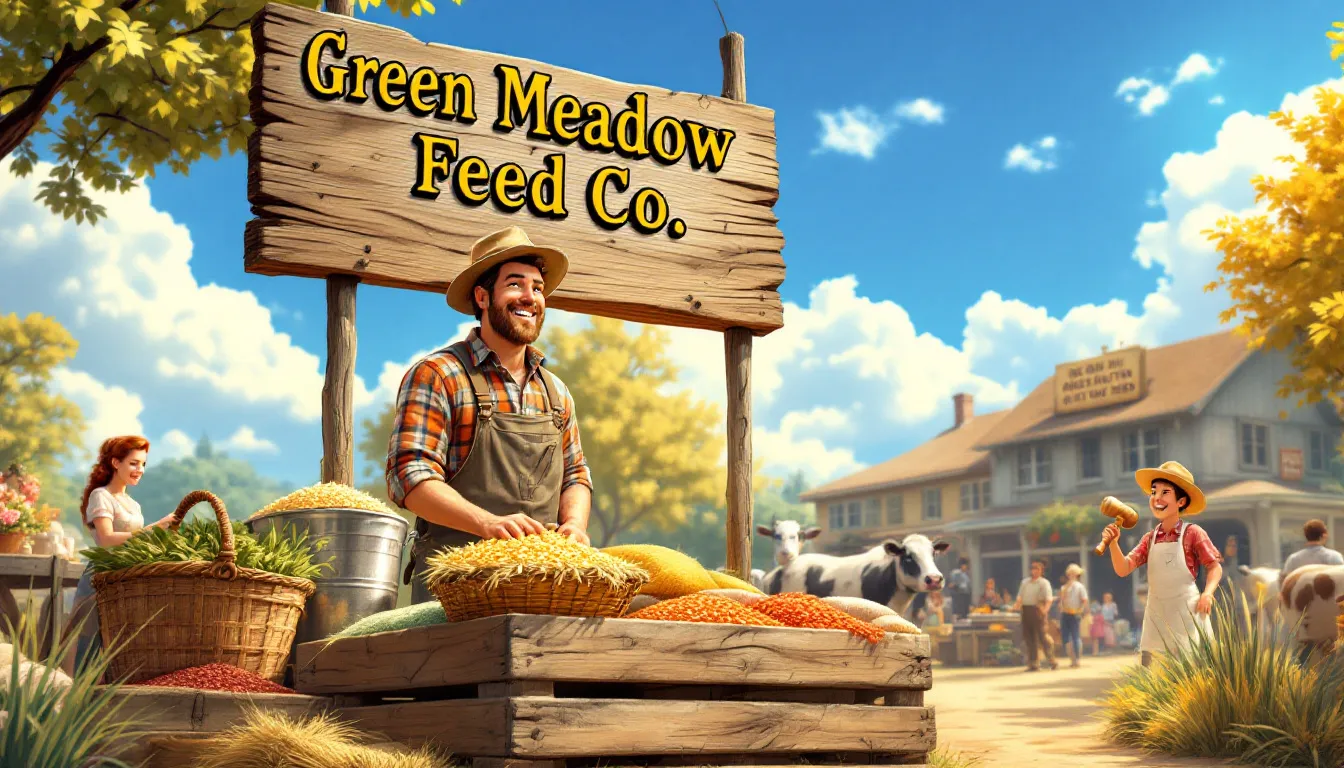 Marketing strategies for cattle feed products.