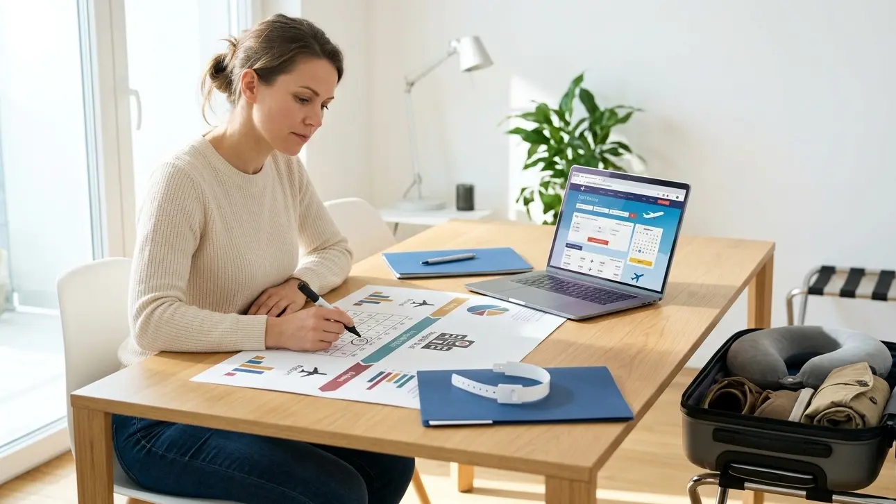 Choose arrival and return dates around medical treatment milestones