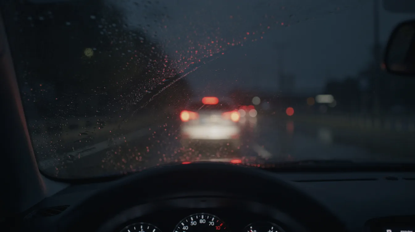 Driving in rain