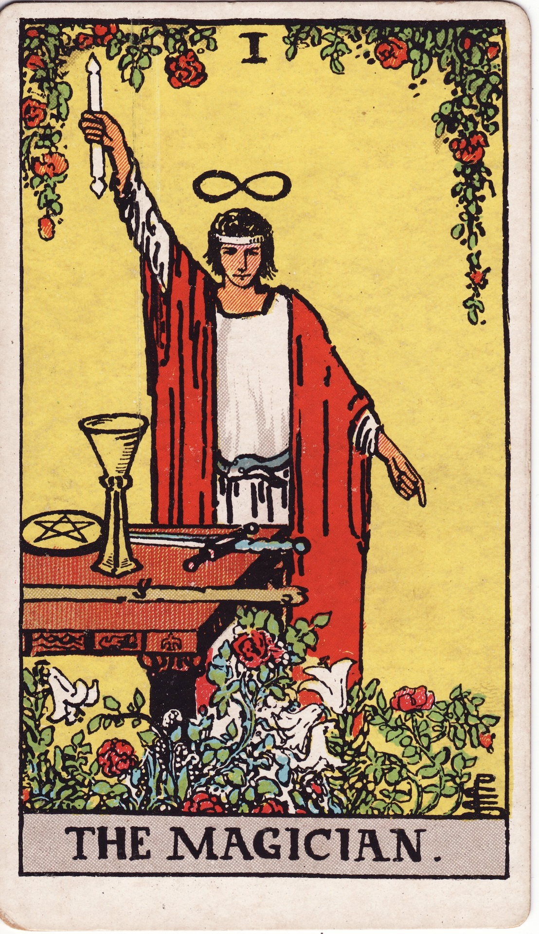Picture of The magician tarot card