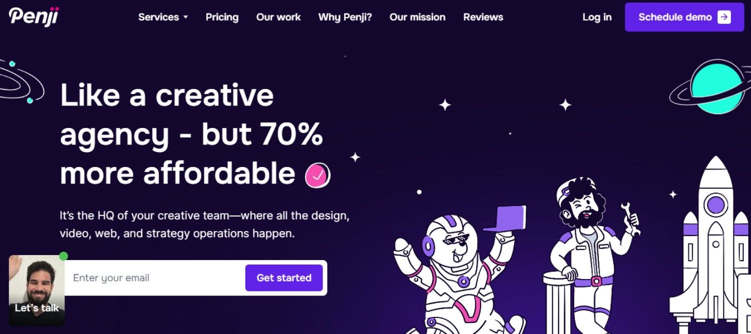 Penji specializes in offering unlimited graphic design services