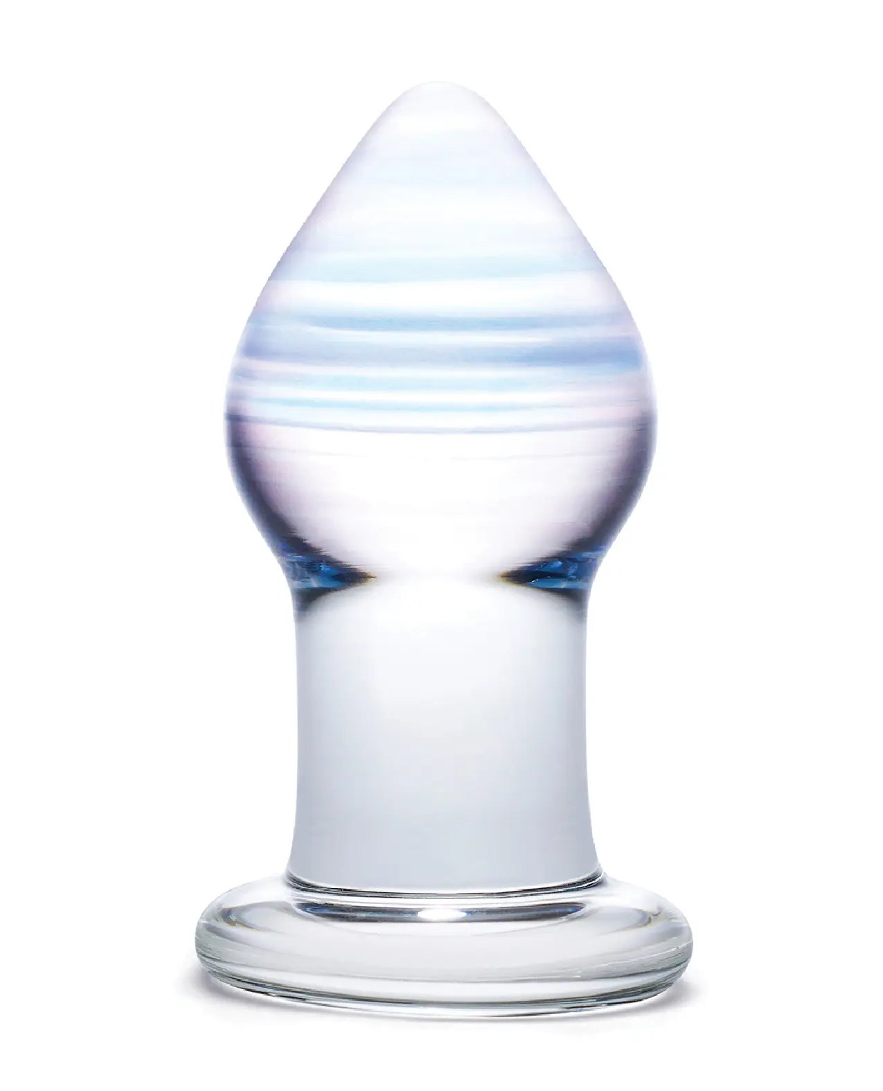 Glas Amethyst Rain Glass Butt Plug