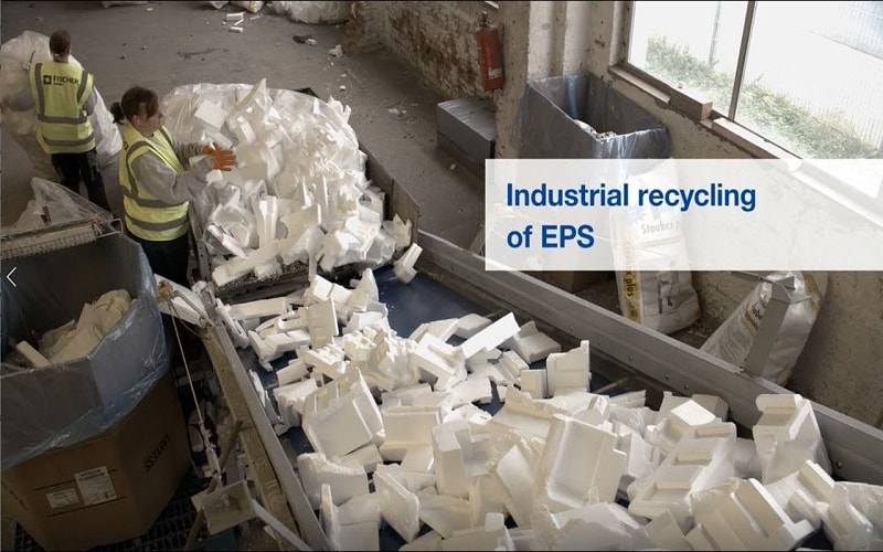 industrial recycling of EPS