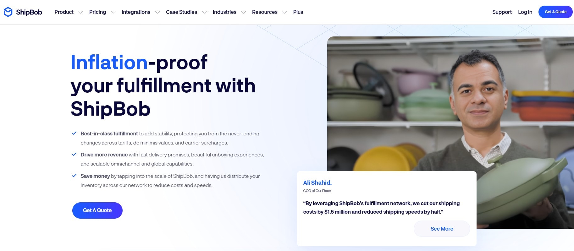 parcellab alternatives: ShipBob 