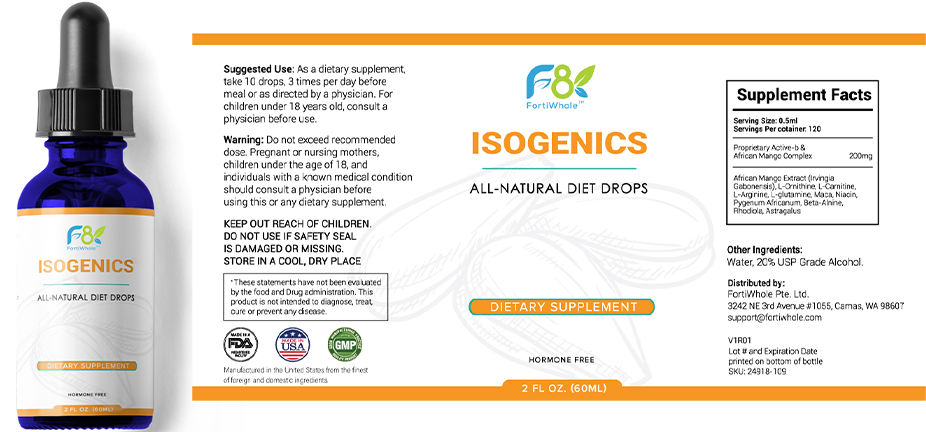 Isogenics includes healthy foods 