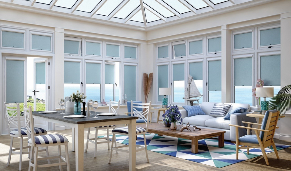 conservatory blinds to keep cool in summer and warm in winter