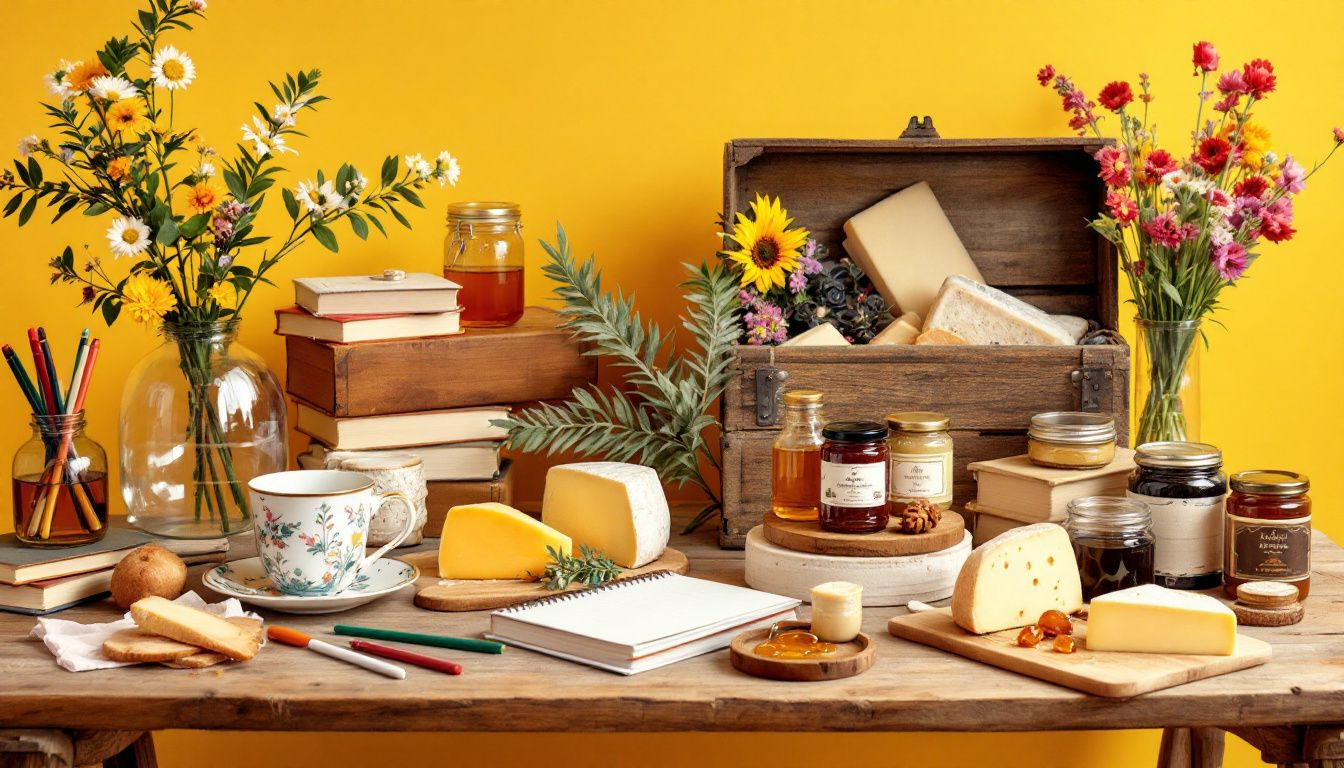 d7777cde f3fd 4fb7 a7e0 040056cb504c Handcrafted artisanal products displayed creatively, representing innovative business ideas.