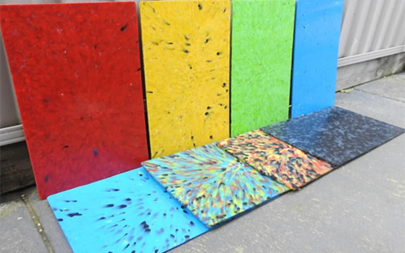 colorful Recycled Plastic Sheets