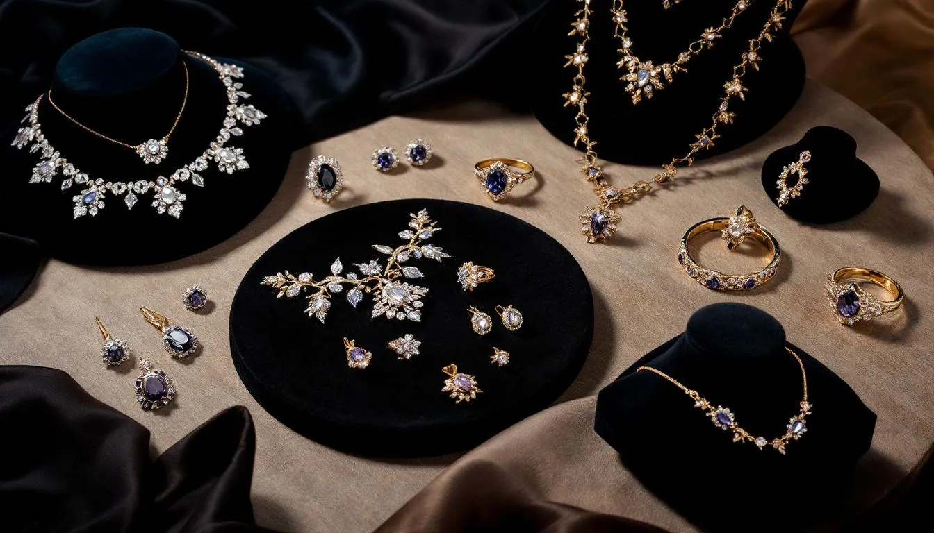 An independent jeweller showcasing unique pieces of jewellery.
