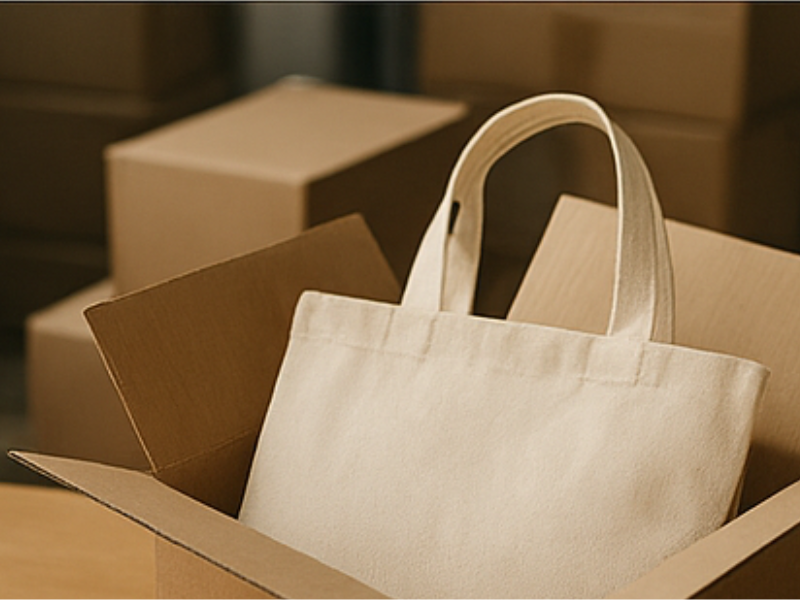 an illustration of a packaging and distribution 