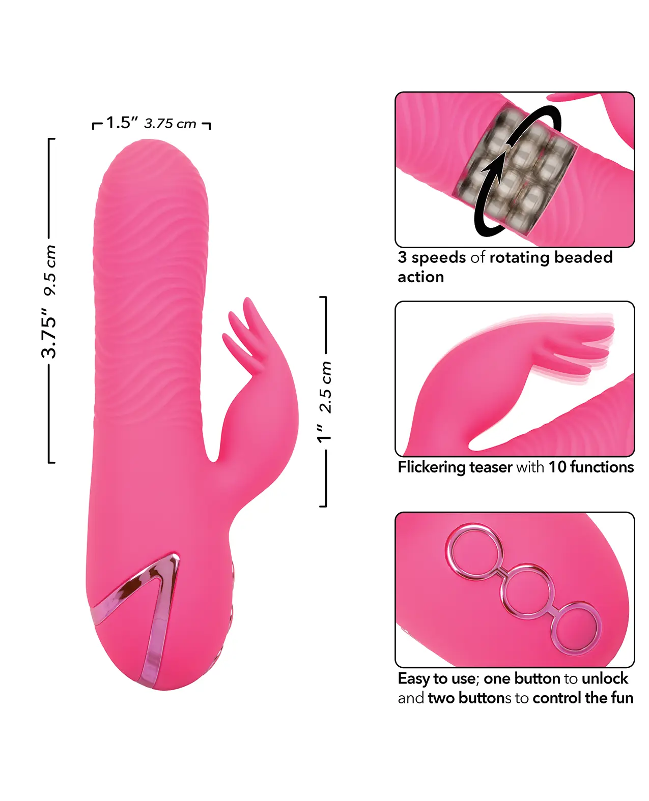 Sacramento Sweetie Vibrator & Rotating Stimulator