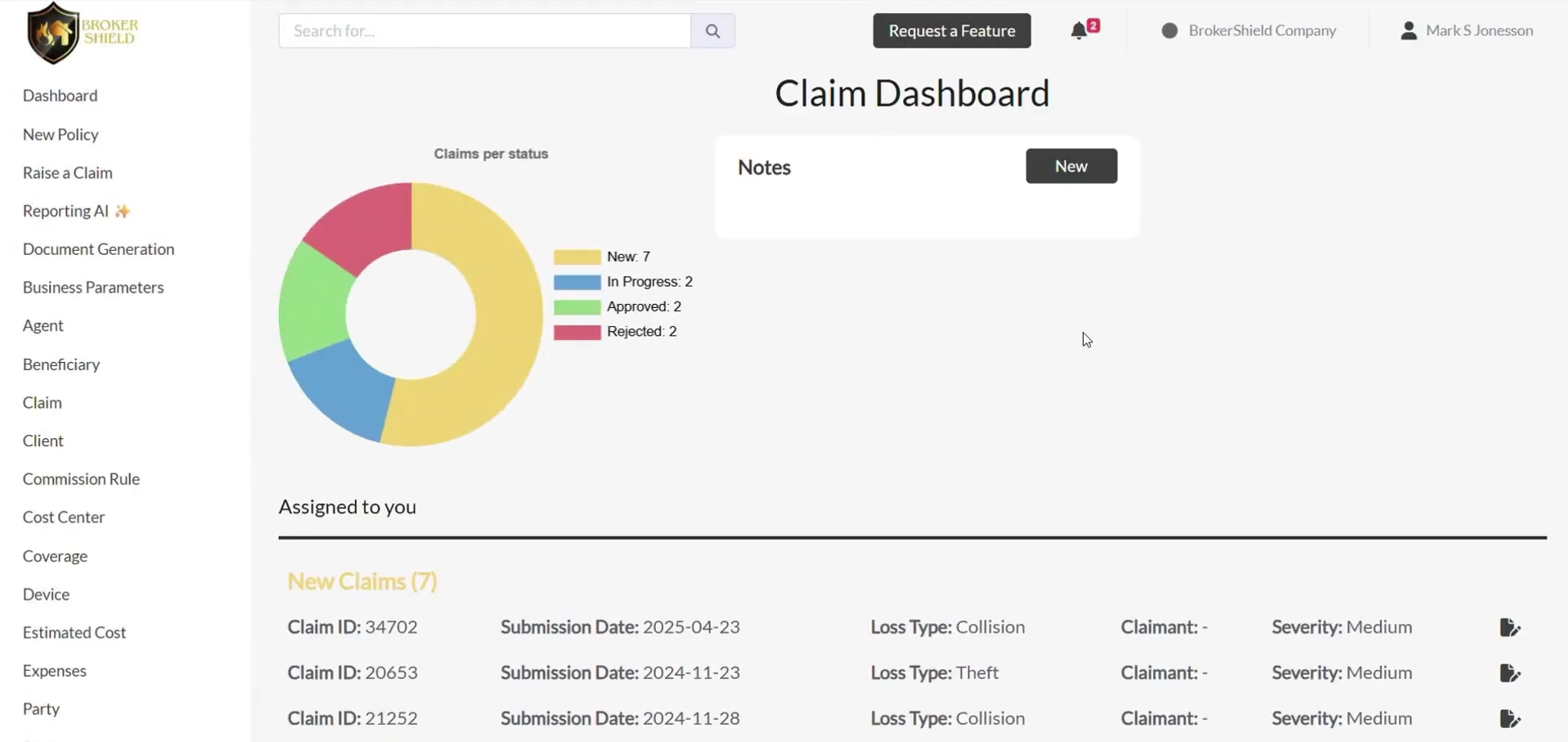 claims management software for claims managers