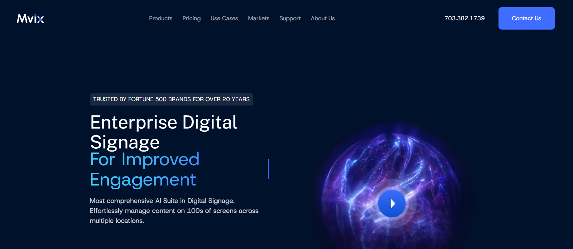6 Best Digital Signage Software Providers for Events 4 mvix