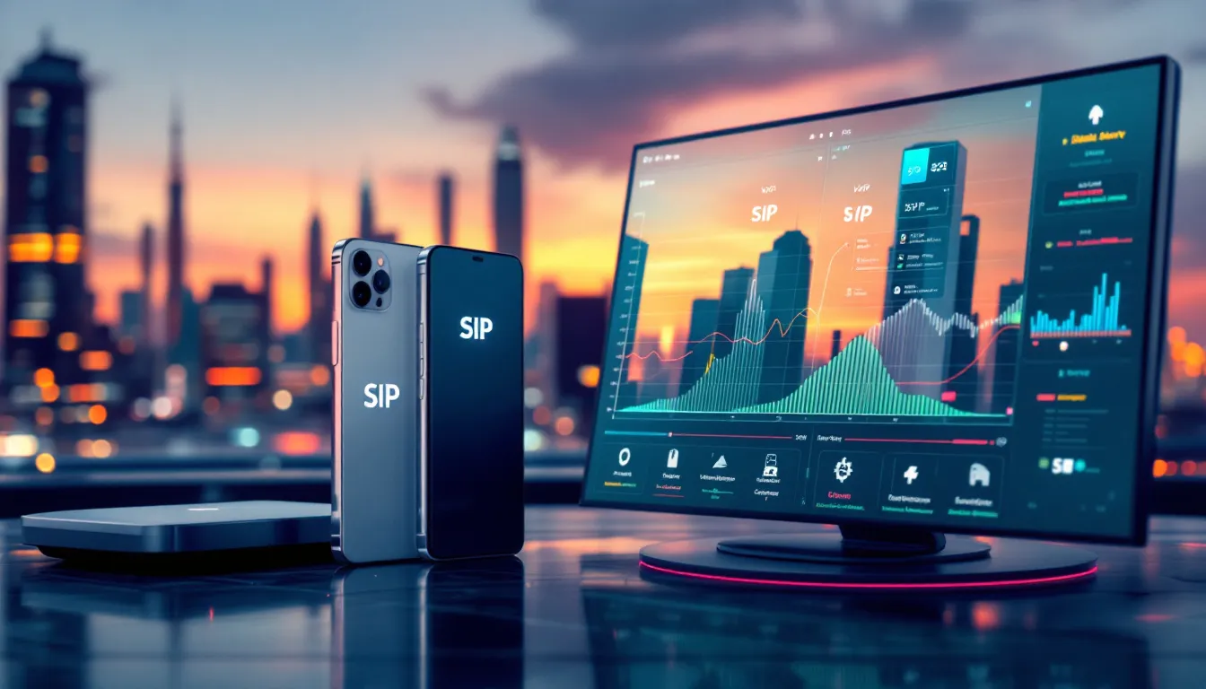 Différents types de téléphones compatibles avec VoIP et SIP.