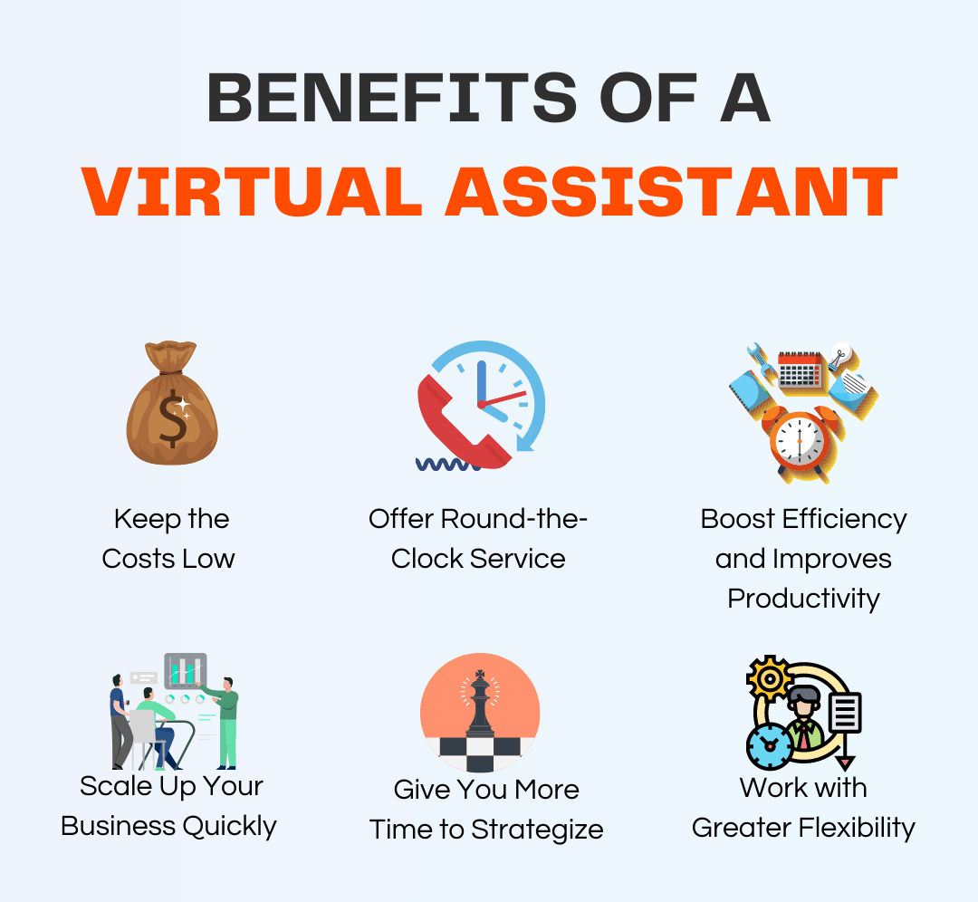 Virtual Assistant For Startup - Benefits of virtual assistants