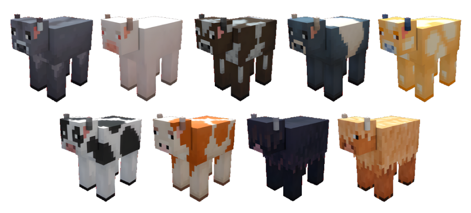 breed a cow in minecraft