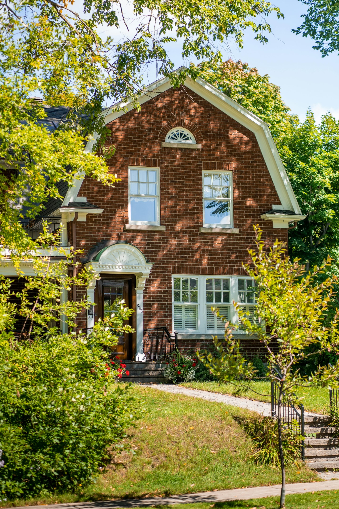 Single family house rented out by real estate investor.