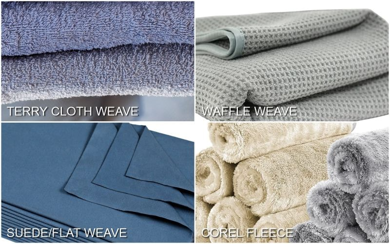 Microfiber Towel Weave Options