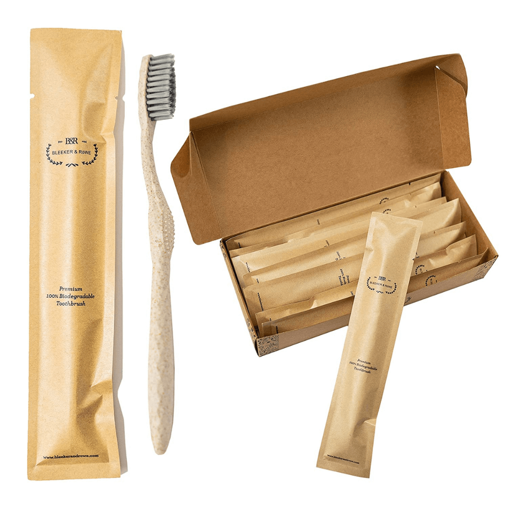 Bleeker and Rowe Biodegradable Wooden Toothbrushes