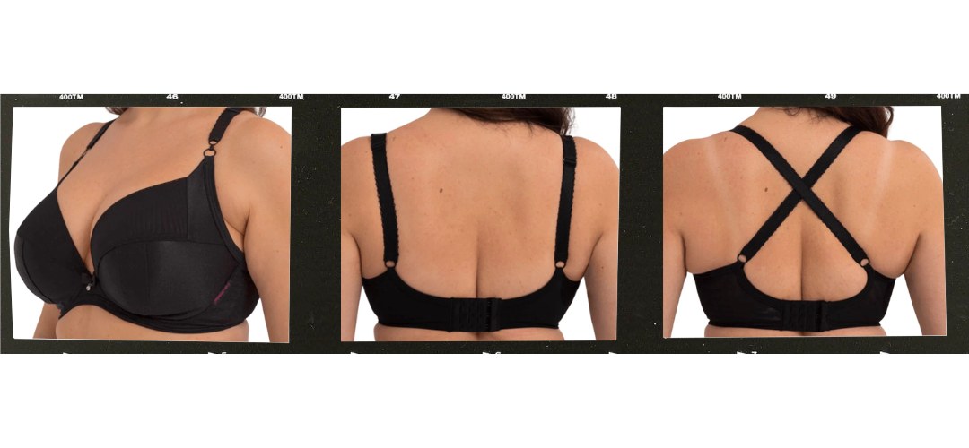 showcase of Ewa Michalak PLM Unlined Convertible Plunge Polish Bra for deep necklines from different angles