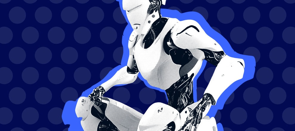 An illustration of AI within the crypto gaming industry.