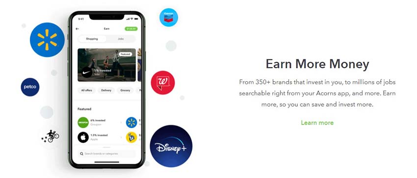 acorns shopping rewards